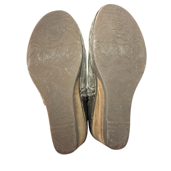 Dansko Shirley Wedge Leather/Suede Ankle Boots in Taupe – Sz 38 (US 8) - Picture 11 of 13